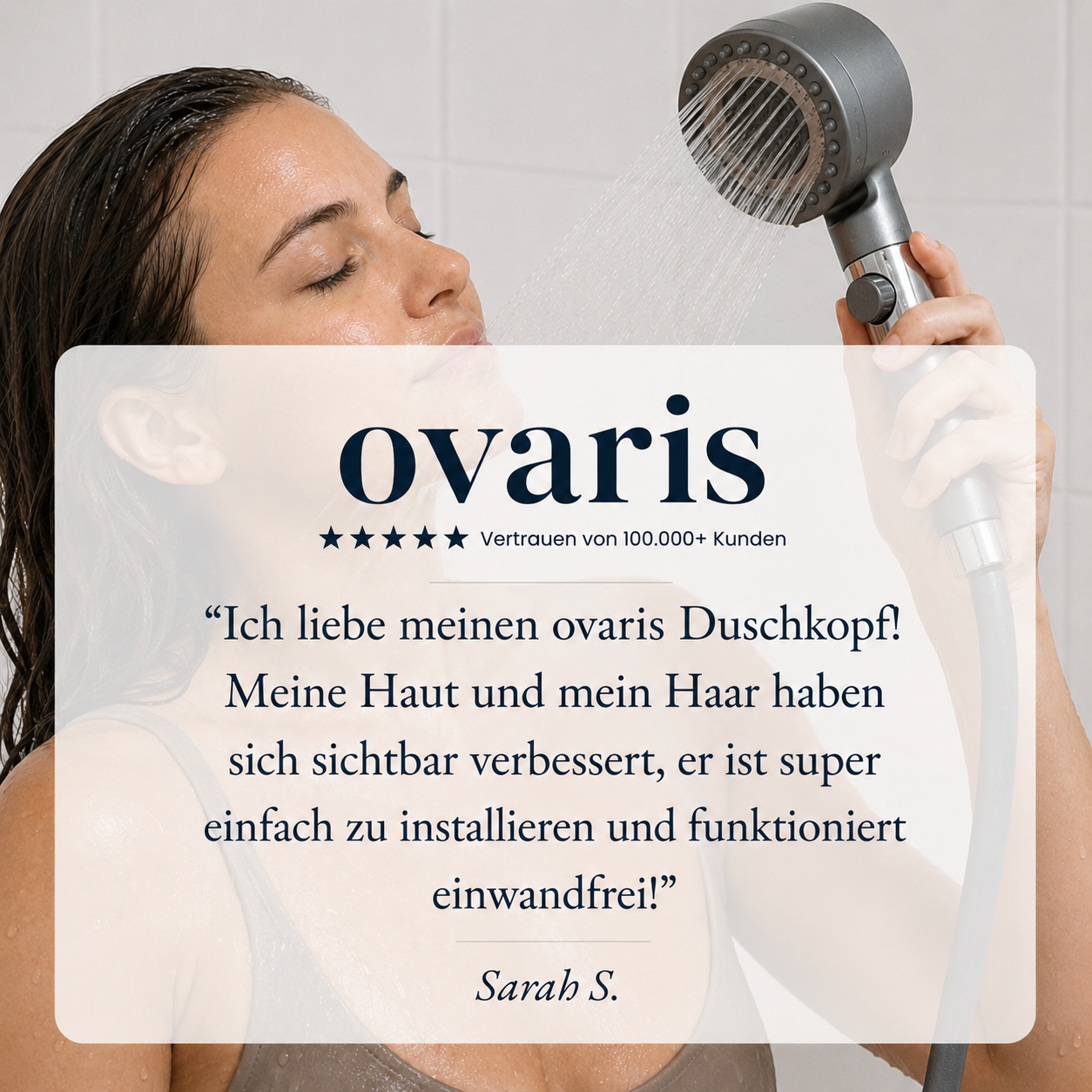 Duschkopf mit Filterfunktion